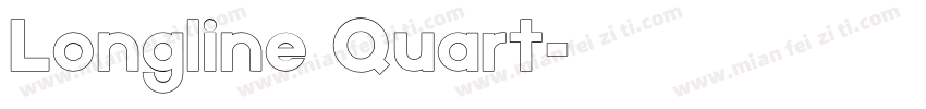 Longline Quart字体转换